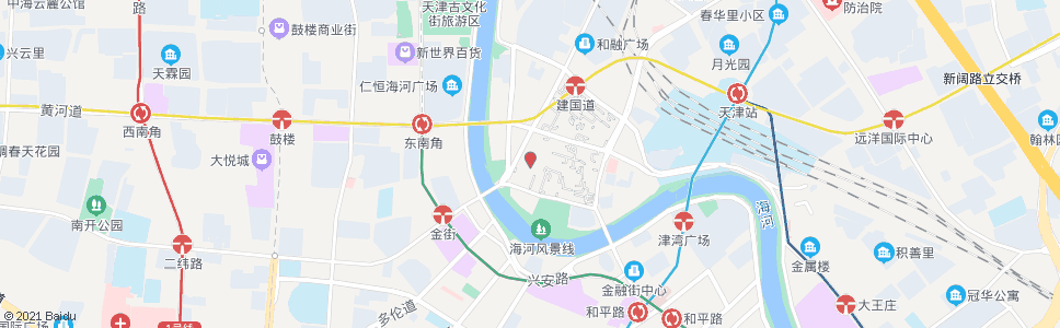 天津意式风情区(现代女子医院)_公交站地图_天津公交_妙搜公交查询2024