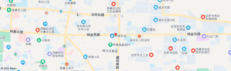 拉萨区粮食车队站_公交站地图_拉萨公交_妙搜公交查询2024