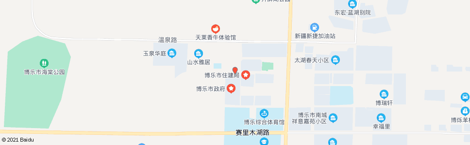 博尔塔拉博乐市党政联合办公大楼北_公交站地图_博尔塔拉公交_妙搜公交查询2024