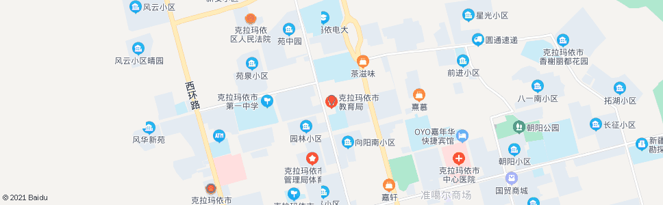 克拉玛依市教育局_公交站地图_克拉玛依公交_妙搜公交查询2024