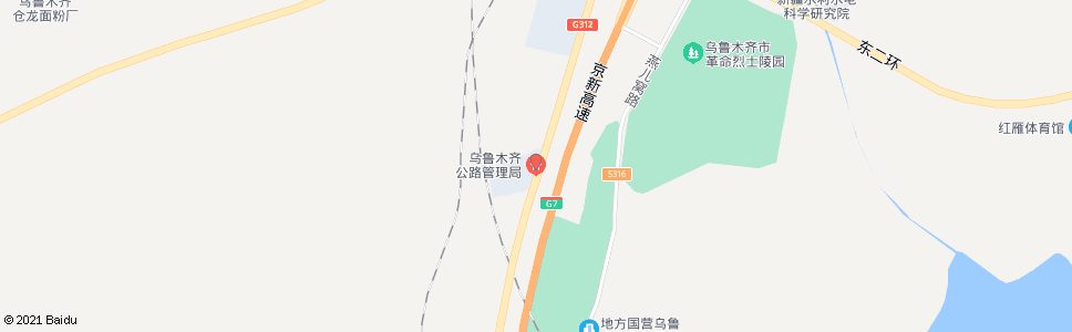 乌鲁木齐公路管理局_公交站地图_乌鲁木齐公交_妙搜公交查询2024