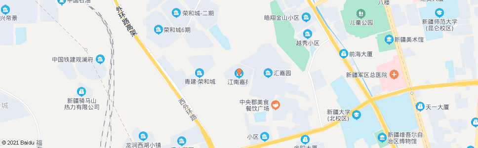 乌鲁木齐北园春江南嘉苑_公交站地图_乌鲁木齐公交_妙搜公交查询2024