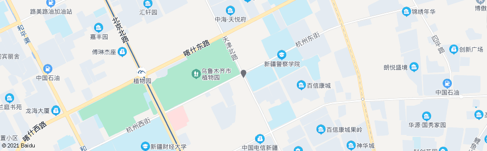 乌鲁木齐杭州路_公交站地图_乌鲁木齐公交_妙搜公交查询2024