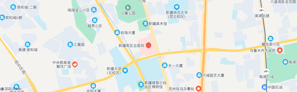 乌鲁木齐军区牛奶场_公交站地图_乌鲁木齐公交_妙搜公交查询2025