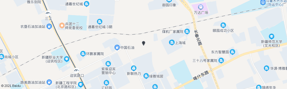 乌鲁木齐友兴街车场_公交站地图_乌鲁木齐公交_妙搜公交查询2025