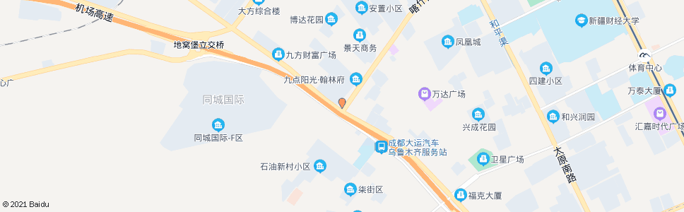 乌鲁木齐石油新村_公交站地图_乌鲁木齐公交_妙搜公交查询2024