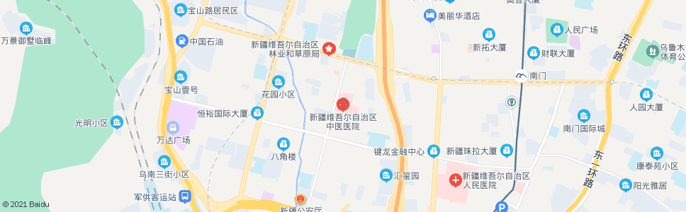 乌鲁木齐区中医院_公交站地图_乌鲁木齐公交_妙搜公交查询2025