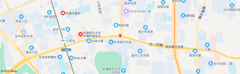 乌鲁木齐新洲城市花园_公交站地图_乌鲁木齐公交_妙搜公交查询2024