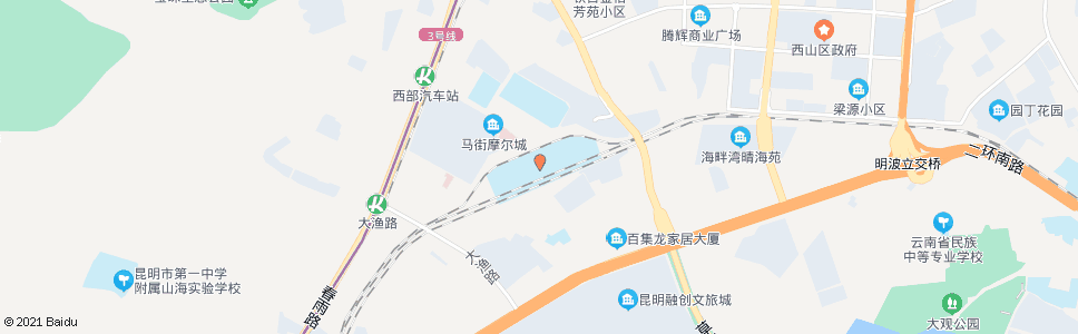 昆明马街村_公交站地图_昆明公交_妙搜公交查询2024