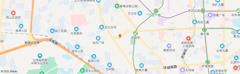 昆明永乐路口西坝路_公交站地图_昆明公交_妙搜公交查询2024