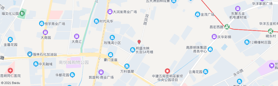 昆明向化村(双凤路)_公交站地图_昆明公交_妙搜公交查询2025