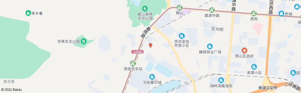 昆明沙地村_公交站地图_昆明公交_妙搜公交查询2024