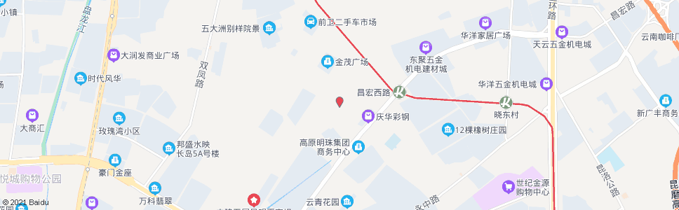 昆明阿角村(昌宏西路地铁站)_公交站地图_昆明公交_妙搜公交查询2024