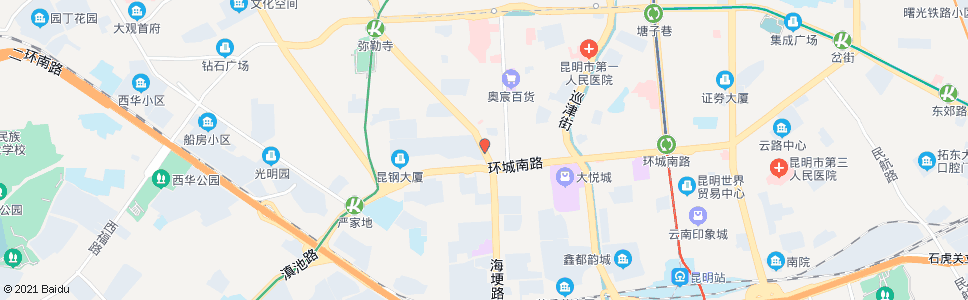 昆明西岳庙(西昌路)_公交站地图_昆明公交_妙搜公交查询2024