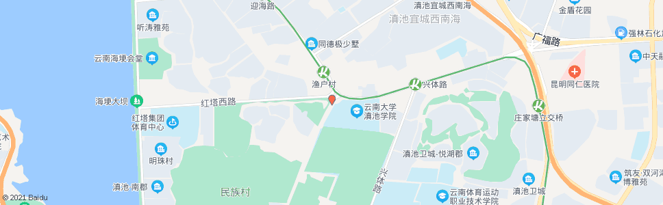 昆明红塔东路口滇池路_公交站地图_昆明公交_妙搜公交查询2024