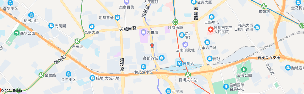 昆明永平路口南坝路_公交站地图_昆明公交_妙搜公交查询2025