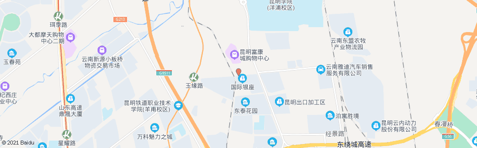 昆明龙辉路口玉缘路_公交站地图_昆明公交_妙搜公交查询2024