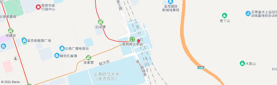 昆明新村_公交站地图_昆明公交_妙搜公交查询2024