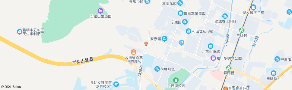 昆明昆烟二部_公交站地图_昆明公交_妙搜公交查询2024