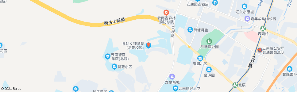 昆明师大龙泉路校区_公交站地图_昆明公交_妙搜公交查询2025