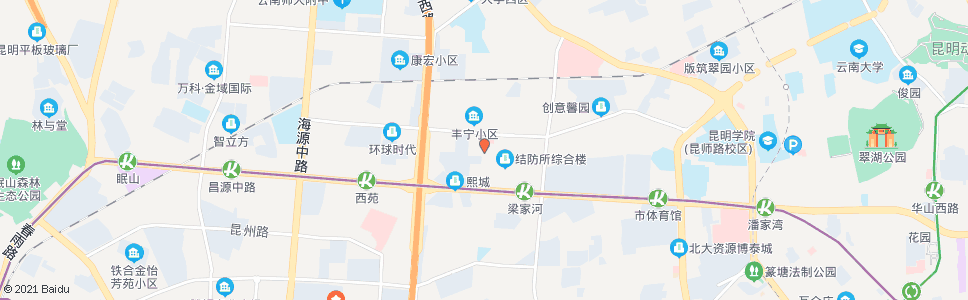 昆明近华浦路(茭菱路口)_公交站地图_昆明公交_妙搜公交查询2025