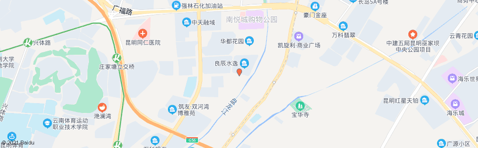 昆明逸雅路口(前兴路)_公交站地图_昆明公交_妙搜公交查询2025