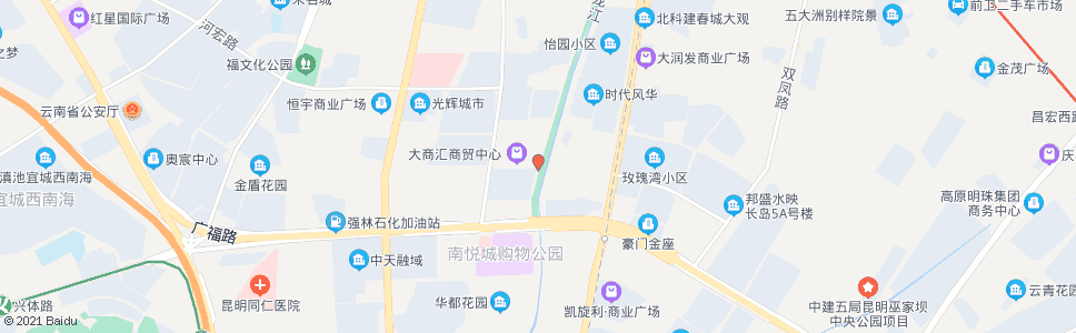 昆明望江路口(商汇路)_公交站地图_昆明公交_妙搜公交查询2024