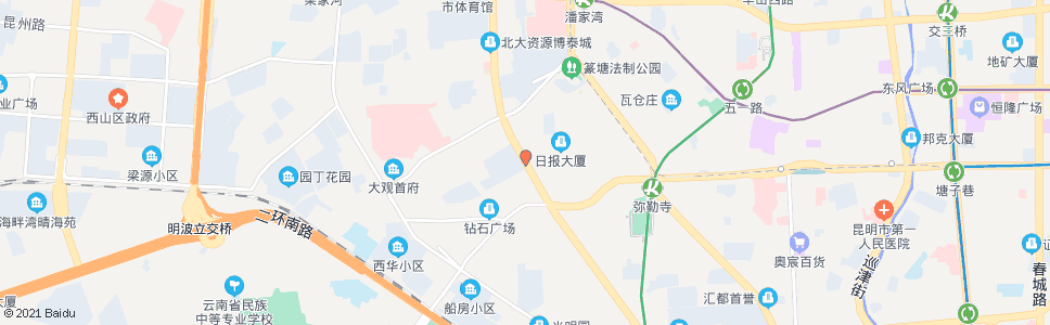 昆明新闻路口_公交站地图_昆明公交_妙搜公交查询2025