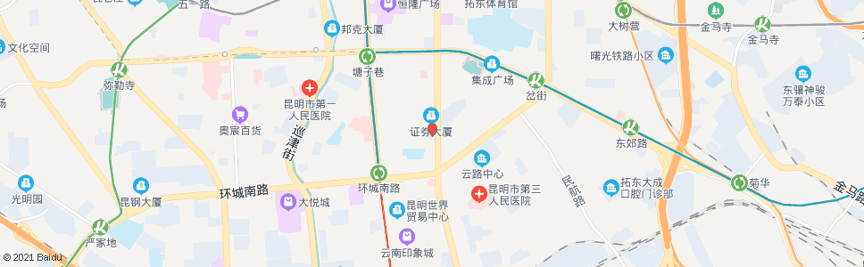 昆明团结镇和平村_公交站地图_昆明公交_妙搜公交查询2024