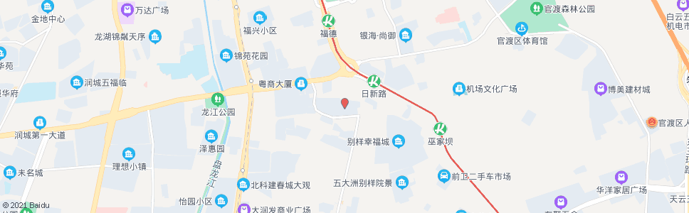 昆明日新村(福德路)_公交站地图_昆明公交_妙搜公交查询2024