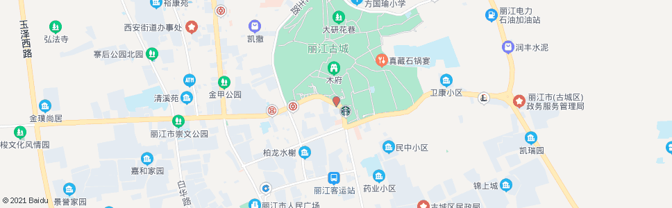 丽江忠义市场_公交站地图_丽江公交_妙搜公交查询2025