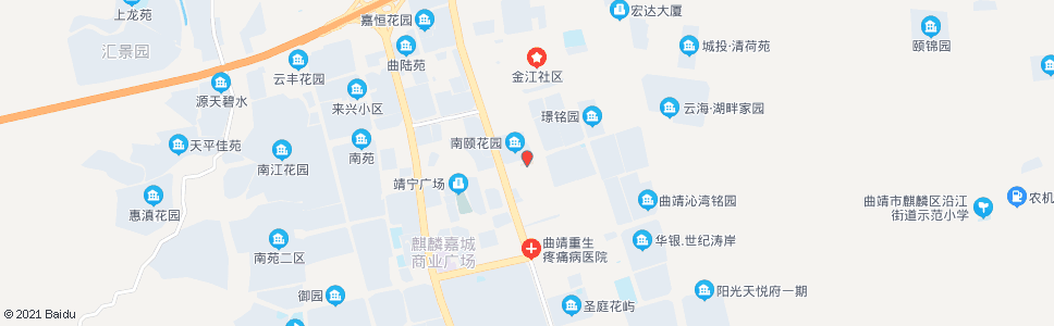 曲靖二检站(南颐花园)_公交站地图_曲靖公交_妙搜公交查询2024