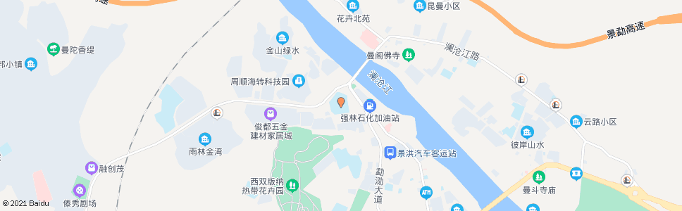 西双版纳景洪市第一中学_公交站地图_西双版纳公交_妙搜公交查询2025