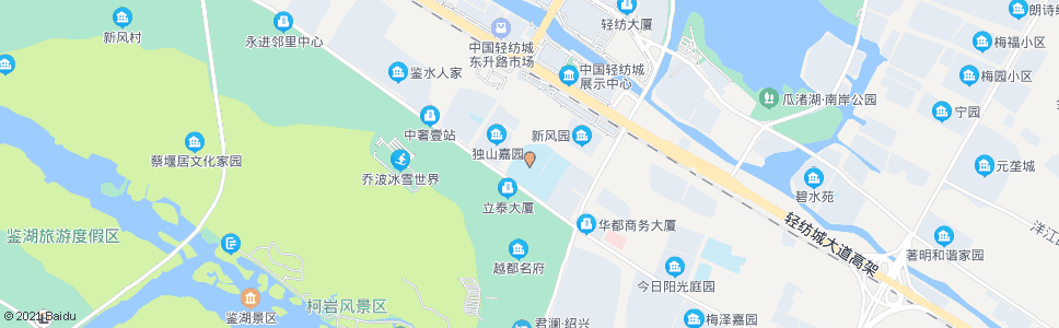 绍兴柯岩中学_公交站地图_绍兴公交_妙搜公交查询2024