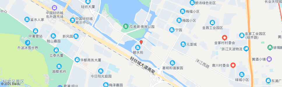 绍兴碧水院_公交站地图_绍兴公交_妙搜公交查询2024