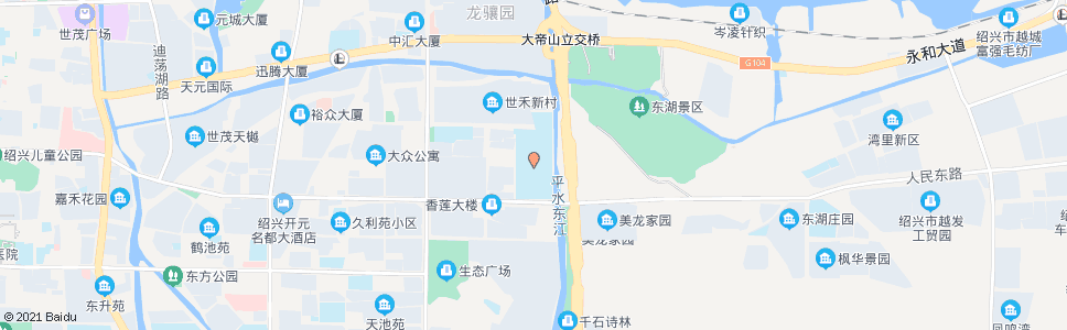 绍兴市高级中学_公交站地图_绍兴公交_妙搜公交查询2024