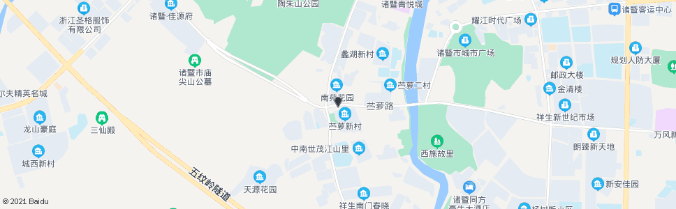 绍兴苎萝新村_公交站地图_绍兴公交_妙搜公交查询2025