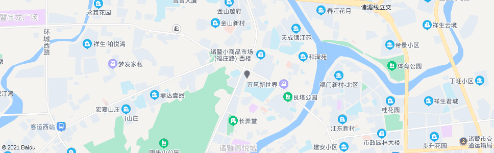 绍兴小商品市场临时站(人民中路)_公交站地图_绍兴公交_妙搜公交查询2024