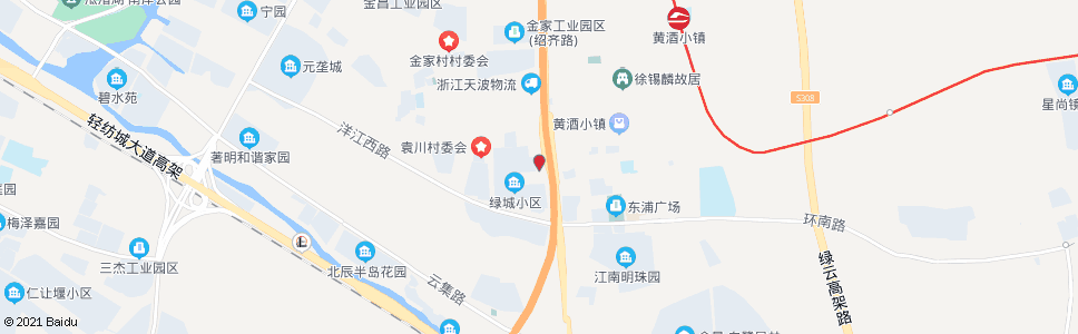 绍兴袁川路口_公交站地图_绍兴公交_妙搜公交查询2024