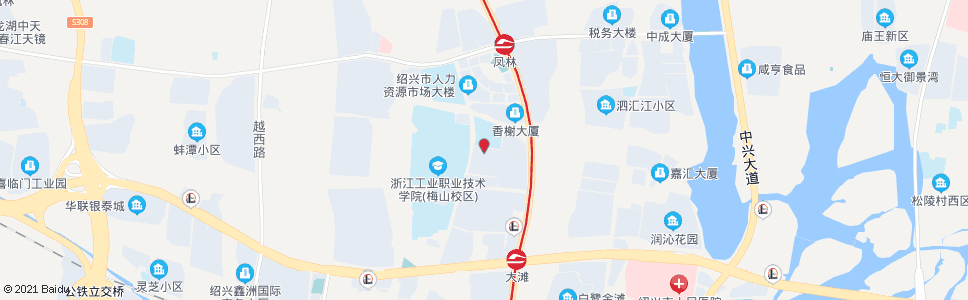 绍兴路南村口_公交站地图_绍兴公交_妙搜公交查询2024