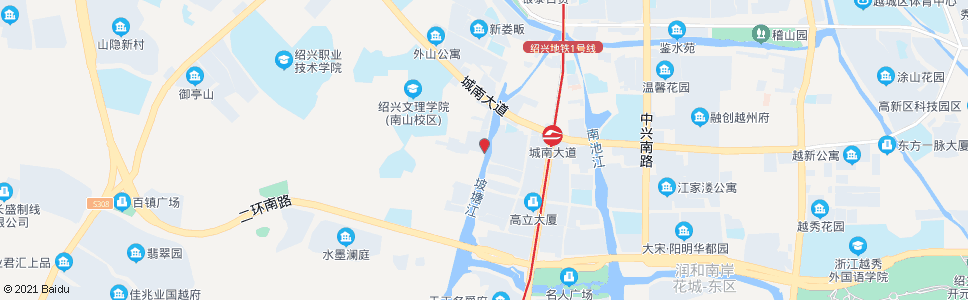 绍兴华侨新村_公交站地图_绍兴公交_妙搜公交查询2024