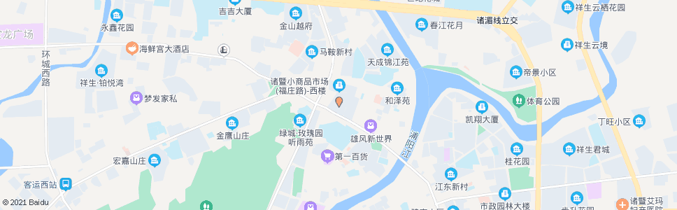 绍兴小商品市场(福庄路)_公交站地图_绍兴公交_妙搜公交查询2024