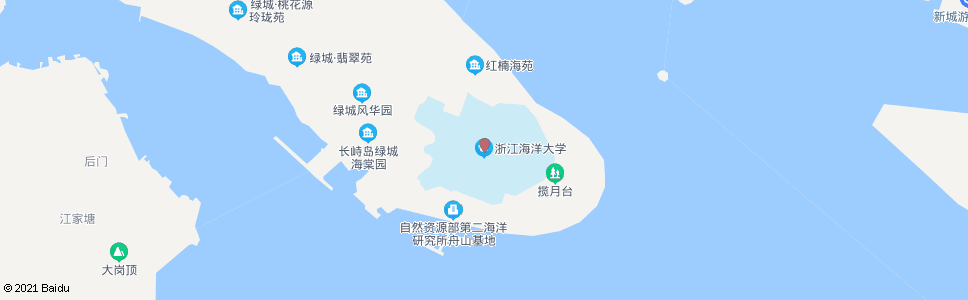 舟山海洋学院_公交站地图_舟山公交_妙搜公交查询2024