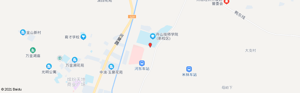 舟山舟山技师学院(南门)_公交站地图_舟山公交_妙搜公交查询2024