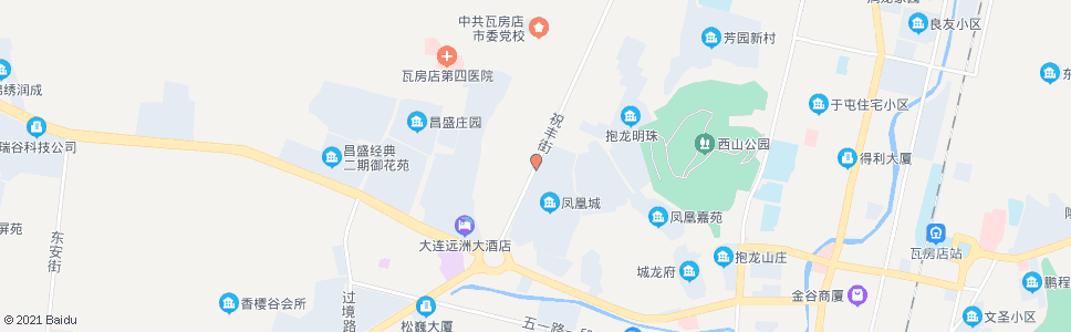 大连祝丰小学_公交站地图_大连公交_妙搜公交查询2024