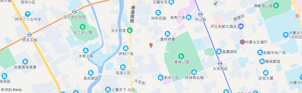 呼和浩特首府人才市场_公交站地图_呼和浩特公交_妙搜公交查询2024