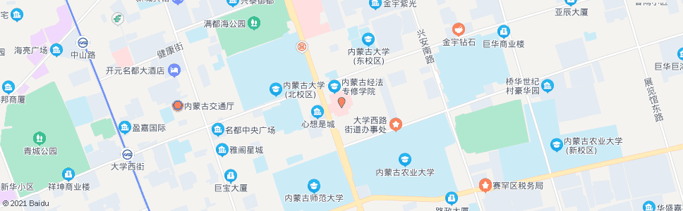 呼和浩特内蒙古肿瘤医院_公交站地图_呼和浩特公交_妙搜公交查询2024